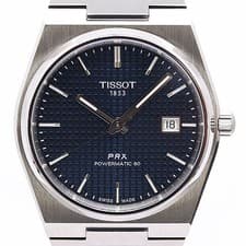 Tissot PRX PowerMatic 80 AT Wristwatch Blue Dial Box Included Authentic