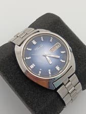 Seiko 5 Actus Automatic Watch Blue Dial Date Tested Used From Japan