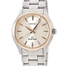 Grand Seiko 9F Quartz SBGX004 9F61-0A20 K18PGSS Combi Silver Watch USED