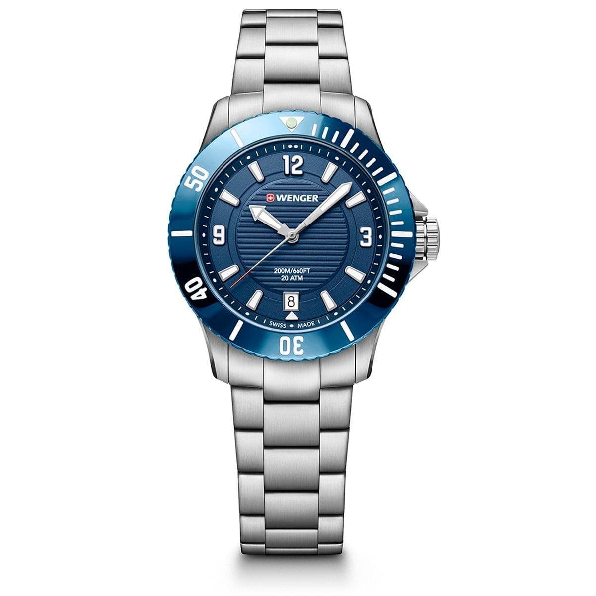 Wenger Stainless Steel Bracelet Watch Strap 35mm Wrist Band