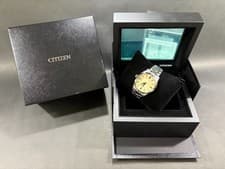 Citizen Na0000-59 0910-T018076 Automatic SS White Dial 36mm Rank AB+ Used Japan