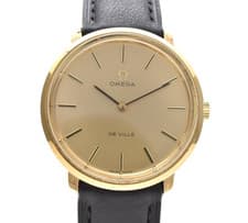 [NEAR MINT] Vintage OMEGA De Ville TOOL 104 Hand Winding Gold Dial Men's Watch