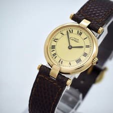 Cartier Must Vendome SM Women's Roman Dial Wristwatch Used