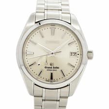 Seiko Grand SBGA001 9R65-0AA0 Silver Dial Used Watch Men's