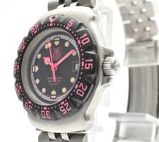 [MINT] Vintage TAG Heuer Formula 1 WA1417 Black Pink Dial Quartz Womens Watch JP