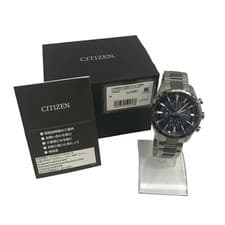 Citizen Attesa AT8186-51L H800-T027024 Eco-Drive Radio Chronograph Titanium Used