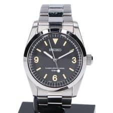 Seiko Shinzone Collaboration Watch Silver F0 Quartz Classic Sports Model