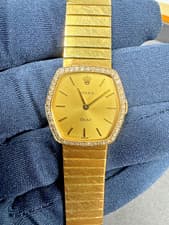 Rolex Orchid 18k Yellow Gold Diamond Bezel Vintage - Ref 2664