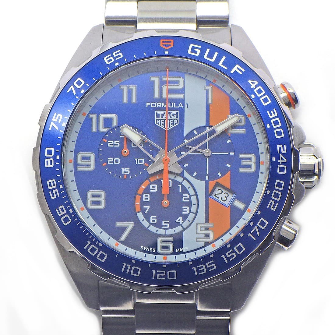 TAG Heuer Watch Formula 1  Gulf CAZ101AT.BA0842 Sunray Blue Dial SS Quartz