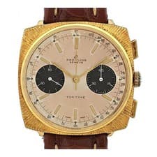 Breitling Top Time cal7730 Men's Watch 36mm Gold Plated Manual Winding Used