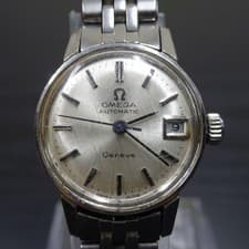 Omega Geneve Cal.684 Ladies Silver Stainless Steel Automatic Watch Used