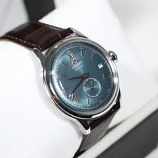 Orient Bambino Green Dial Small Seconds Hand Automatic Watch RA-AP0102E30B