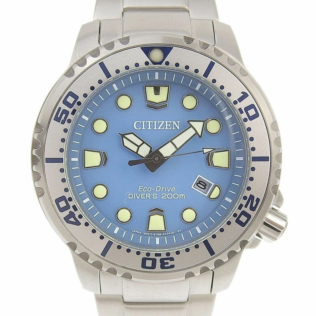 Citizen Promaster Diver Watch SS Eco-Drive Pre-owned Japan From Japan