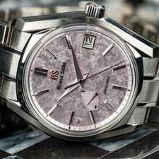 GRAND SEIKO Heritage "Shunbun" 40mm Pink Titanium Spring Drive - SBGA413 2022