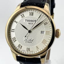 Tissot Le Locle Automatic Men's Gold Skeleton Watch 393mm Steel