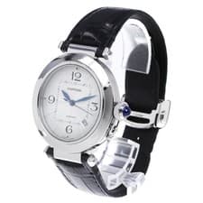 CARTIER PASHA DE CARTIER WSPA0010 41mm SS Silver Dial Automatic Date #C386