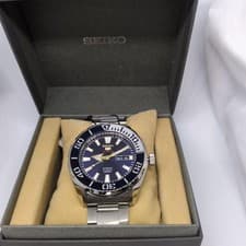 Seiko5 SPORTS Automatic Watch Blue Dial 100m Waterproof Used From Japan