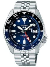 Seiko 5 Sports SSK003K1 GMT Automatic Watch with Manual Winding