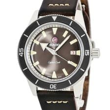 RADO Tradition Captain Cook R32505305 Men's Automatic 42mm Brown Watch #HD527