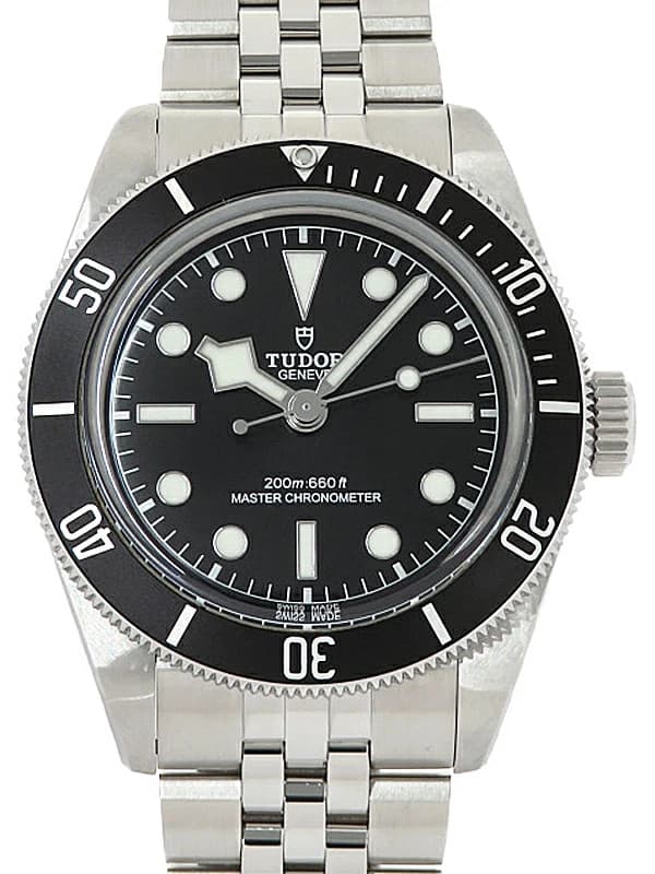 TUDOR BLACK BAY 7941A1A0NU 0003 41mm Black Dial Stainless Steel Box Card #T152