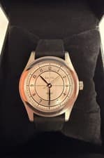 Baltic HMS 002 Silver Automatic Watch With Weiss Brand Band And Deployant Clasp