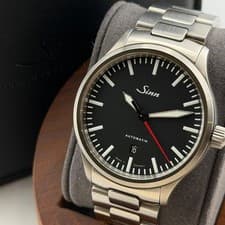 Sinn 8360369 Automatic Watch Black Excellent Condition with Box