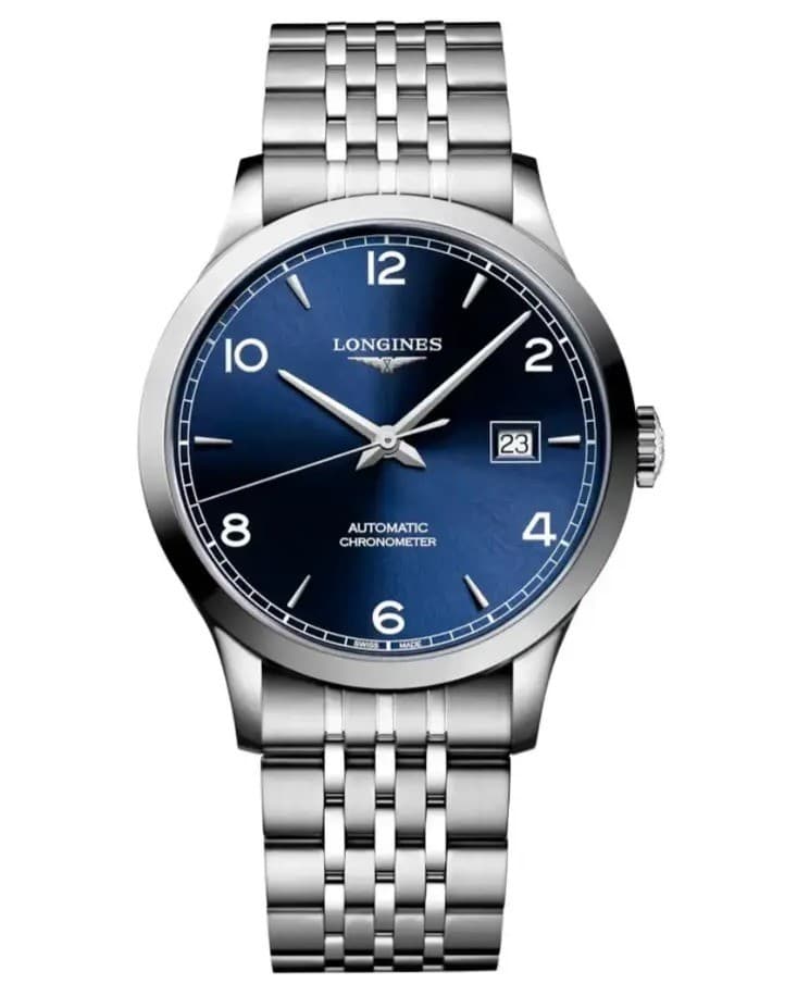 Longines Record Automatic 40mm Blue Dial SS Men's Watch L2.821.4.96.6