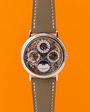 Vacheron Constantin 36mm 43032/000P Skeleton Perpetual Calendar Platinum 1989