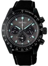 Seiko Prospex SBDL105 Speedtimer Solar Chronograph Black Series Nylon Strap