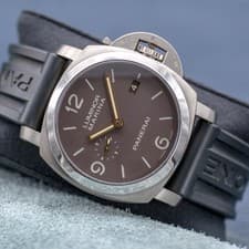 Panerai Luminor Marina 1950 PAM00351 44mm Brown Dial 2012 Box & Papers