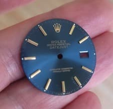 Rolex 100% original  Blue dial for men's 36mm full size datejust 16013 or 16233