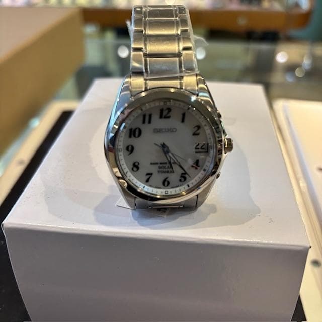 Seiko SBTM223 Solar-Powered Radio-Controlled 84-H49 NEW