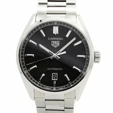 Tag Heuer Carrera WBN2110 Black Dial Used Watch Men's Automatic