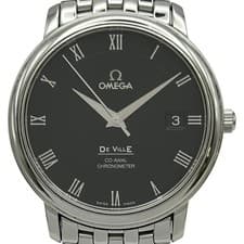 OMEGA De Ville Prestige Co-Axial 4574.50 Black Stainless Steel #OK1445