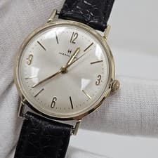 Vintage Hamilton 10k Yellow Gold Mens Watch Running 18 Jewels- Cal 736 USA