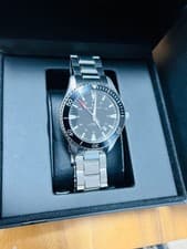 Hamilton Khaki Navy Scuba Auto H82335131 Stainless Steel Watch Black Dial Used F