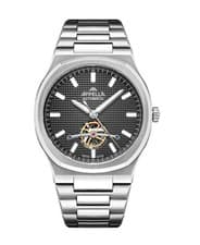 APPELLA Men Automatic Casual Watch Classic Dress Black Dial Waterproof Luxury Sw