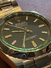 Rolex Milgauss 116400GV Silver Oyster Bracelet with Silver Bezel