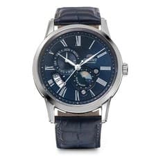 ORIENT Classic SUN & MOON RN-AK0004L Navy Silver Mechanical Men Watch in Box  15
