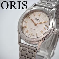 Oris 96 Operation Automatic Men's Watch White Vintage Authentic