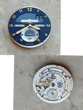 ULYSSE NARDIN 160TH ANNIVERSARY ORIGINAL WATCH MOVEMENT UN 160 & DIAL FOR PARTS