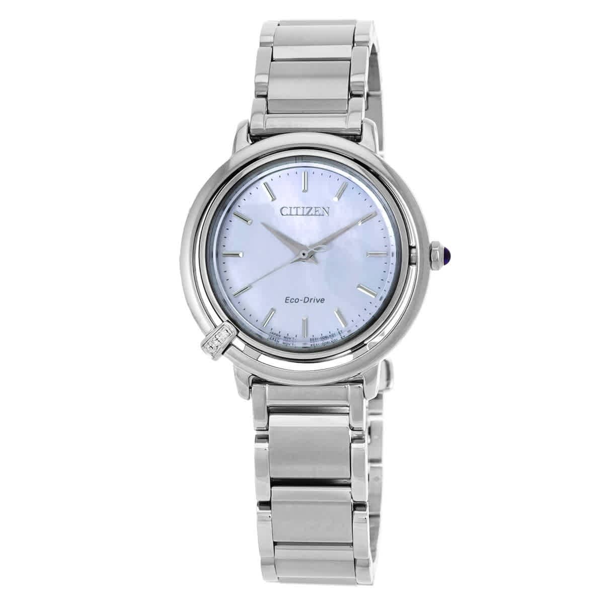 Citizen L Eco-Drive MOP Dial Ladies Watch EM1090-60D