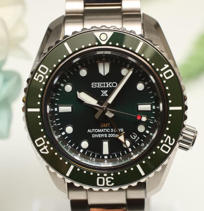 SEIKO Prospex SBEJ009 6R54 Green Diver Scuba Divers 1968 Heritage GMT Automatic