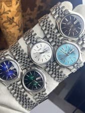 Lot Of 5 Seiko 5 dx Automatic Men's Watch Day/Date Japan