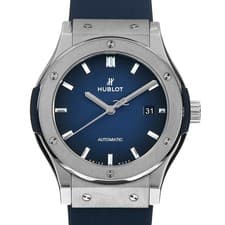 HUBLOT Classic Fusion Titanium Deep Blue Japan Exclusive 542.NX.6670.LR.JPN1...