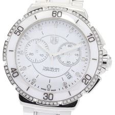 TAG HEUER CAH1213.BA0863 Formula 1 Chronograph Diamond Quartz Men s Good Conditi