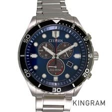 Citizen Eco-Drive Men’s Watch Blue Dial Silver Band 3D2030 From Japan