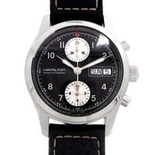 HAMILTON Khaki Field Chronograph H714660 H71466733 Daydate 100m SS Men Automatic