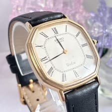 SEIKO Dolce Watch 10K Rare Working Timepiece Mens Authentic Vintage Genuine