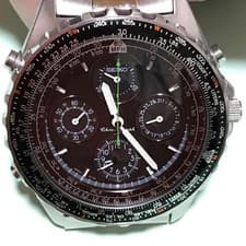 Seiko 7T34-6A20 Sky Professional Quartz Men's Watch 80s Pre-Owned with Spare Ba